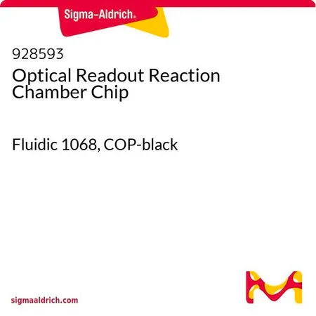 Sigma-Aldrich Optical Readout Reaction Chamber Chip，Fluoride 1068，COP-黑色