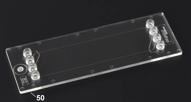 Sigma-Aldrich Cross-shaped channel chip (slide format)，Fluidic 160，环烯烃共聚物（COC），带微型鲁尔接口