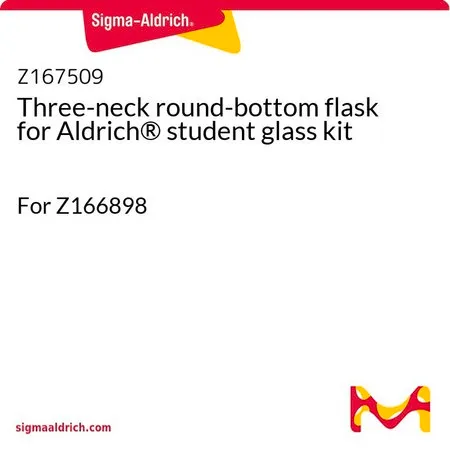 Sigma-Aldrich Three-neck round-bottom flask for Aldrich® student glass kit，对于Z166898