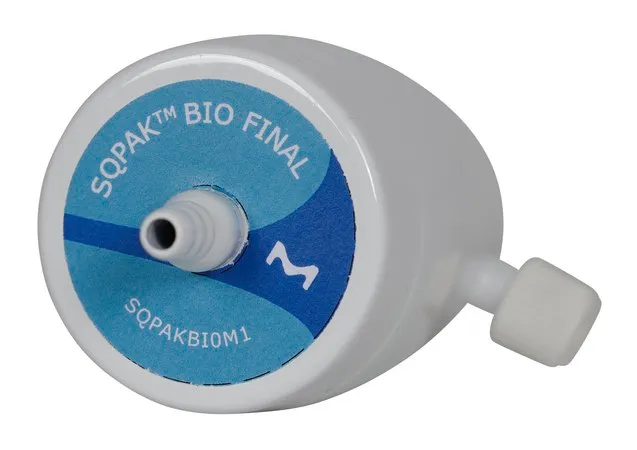 默克密理博Milli-Q SQPAK™ Bio终端过滤器，去除水中的热原、核酸酶、蛋白酶和细菌。与Milli-Q® SQ 2Series系统的超纯分装模块配合使用。