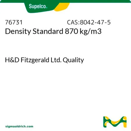 默克Supelco 密度标准品 870kg/m3,H&D Fitzgerald Ltd.质量