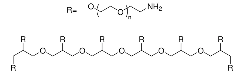 Sigma-Aldrich 8臂PEG20K-NH2, 甘油核，平均MN 20,000，NH2，六甘油核，羧基反应性
