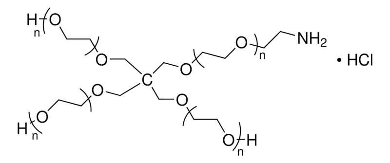 Sigma-Aldrich 4arm-PEG20K 3arm-OH, 1arm-NH2，平均Mn 20,000，3臂-OH，1臂-NH 2，HCl盐