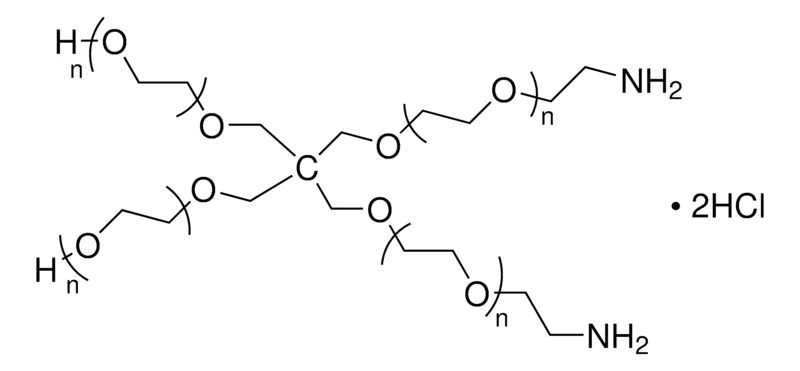 Sigma-Aldrich 4arm-PEG20K 2arm-OH, 2arm-NH2，盐酸盐，平均Mn 20000
