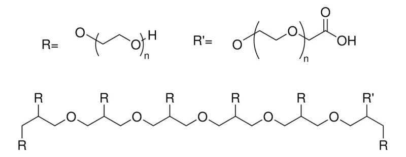 Sigma-Aldrich 8arm-PEG10K 7arm-OH, 1arm-COOH，受阻甘油芯，平均Mn 10000
