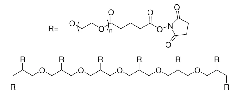 Sigma-Aldrich 8arm-PEG15K-Succinimidyl Glutarate，六甘油核心，平均锰15000