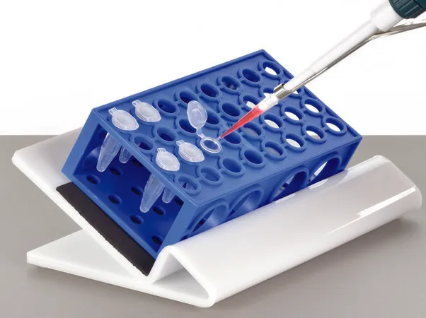 Sigma-Aldrich Angled Tube Rack Stand,支架高达5.5英寸,宽8.5英寸,每包1个