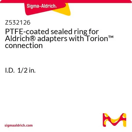 Sigma-Aldrich PTFE-coated sealed ring for Aldrich® adapters with Torion™ connection，内径1/2英寸