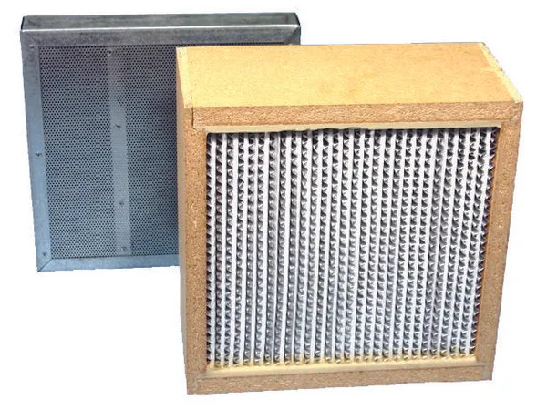 Sigma-Aldrich Primary HEPA filter with vapor after-filter module for Aldrich® compact ductless air cleaning system，包括6英寸深的HEPA过滤器和2英寸深的可再填充吸附模块