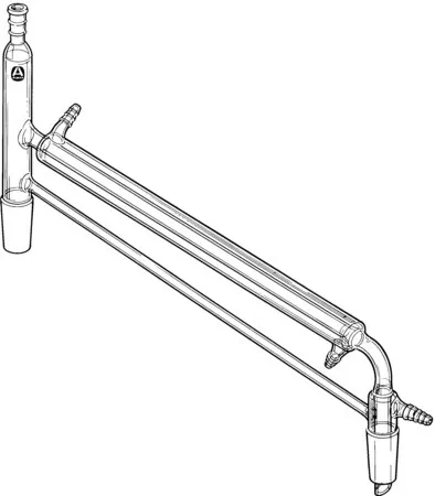 Sigma-Aldrich Aldrich® short-path distillation head with jacketed condenser，接头：ST/NS 14/20（2），温度计接头：ST/NS 10/18