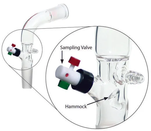 Sigma-Aldrich Aldrich® distillate sampling adapter, with vacuum connection and PTFE valve，关节：不锈钢/不锈钢24/40（2）