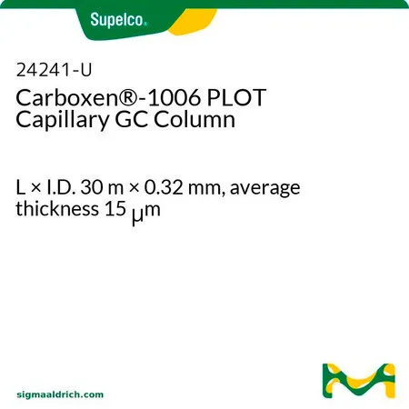 默克Supelco Carboxen® 1006 多孔层壁涂开管柱