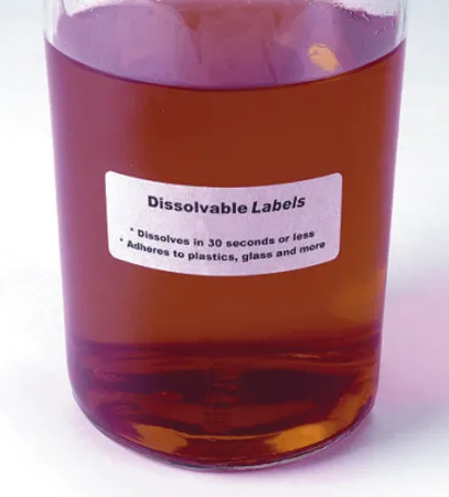 Sigma-Aldrich Wash-Off Labels,长×宽2.625英寸× 1.00英寸,每包750个(每张30个标签)