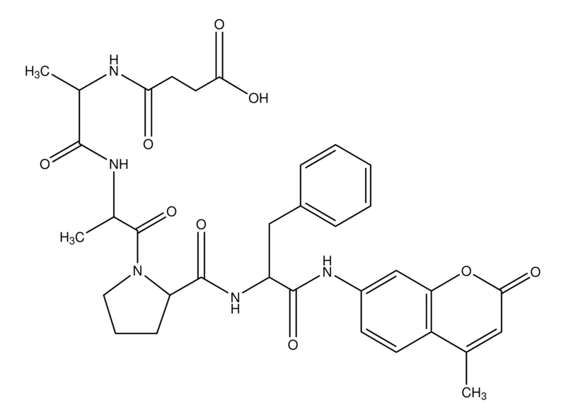Sigma-Aldrich N-Succinyl-Ala-Ala-Pro-Phe-7-amido-4-methylcoumarin,亮氨酸氨肽酶底物,≥98%(HPLC),粉末