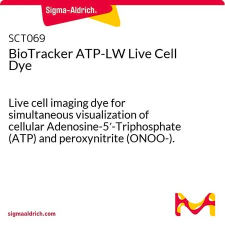 Sigma-Aldrich BioTracker ATP-LW Live Cell Dye，活细胞成像染料，用于同时显示细胞腺苷-5 ′-三磷酸（ATP）和过氧亚硝酸盐（ONOO-）。