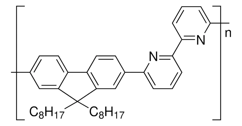 Sigma-Aldrich Poly[(9,9-dioctylfluorenyl-2,7-diyl)-alt-(6,6′-{2,2′-bipyridine})]，分子量≥10,000 Da（GPC）