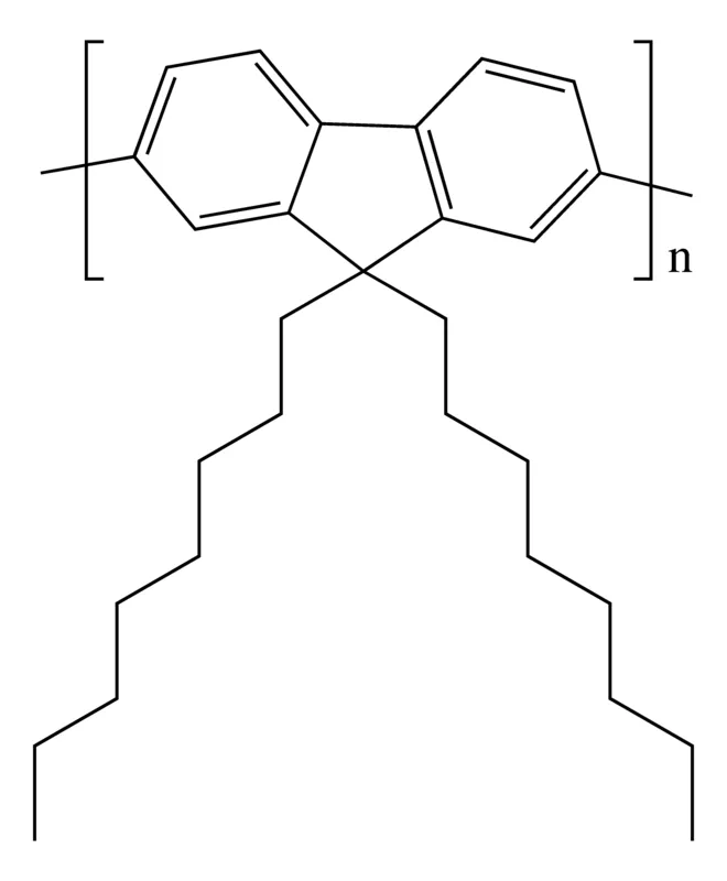 Sigma-Aldrich Poly(9,9-dioctylfluorenyl-2,7-diyl)，分子量50,000 - 150,000（GPC）