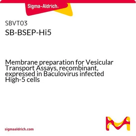 Sigma-Aldrich SB-BSEP-Hi5，用于囊泡转运试验的膜制备，重组，在杆状病毒感染的High-5细胞中表达