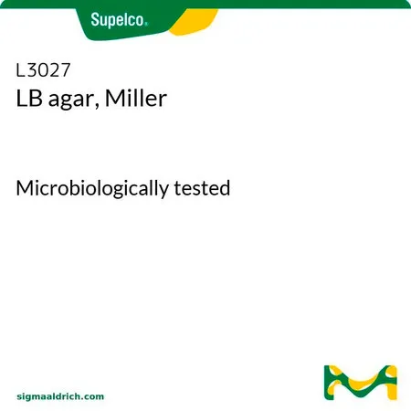 默克Supelco LB 琼脂，Miller，微生物检测