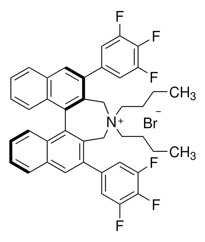 Sigma-Aldrich (11bR)-(–)-4,4-二丁基-4,5-二氢-2,6-双(3,4,5-三氟苯基)-3H-二萘[2,1-c:1′,2′-e]氮杂卓溴化物，长濑纯度