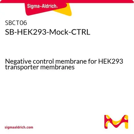 Sigma-Aldrich SB-HEK293-Mock-CTRL,HEK 293转运蛋白膜的阴性对照膜