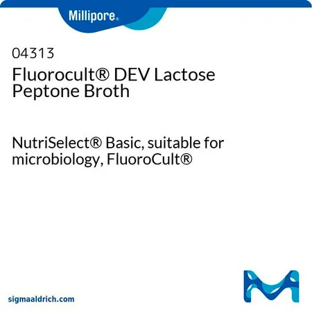 默克密理博 Fluorocult® DEV Lactose Peptone Broth，NutriSelect® Basic，适用于微生物学，FluoroCult®