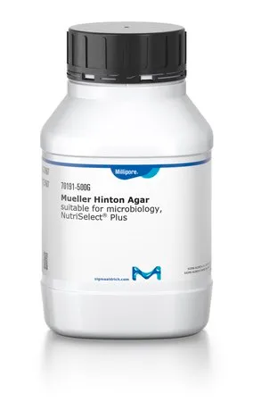 默克密理博 Mueller Hinton 琼脂，NutriSelect® Plus，根据FDA，NCCLS，粉末，细菌，包500 g，包100 g，包2.5 kg