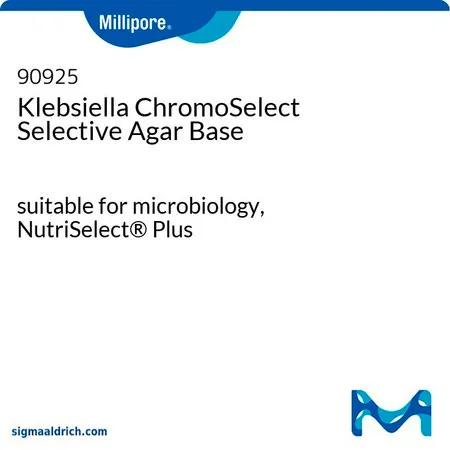 默克密理博 HiCrome™ 克雷伯氏菌选择性琼脂基础，NutriSelect® Plus，粉末，克雷伯氏菌选择性，500 g包装，适用于微生物学