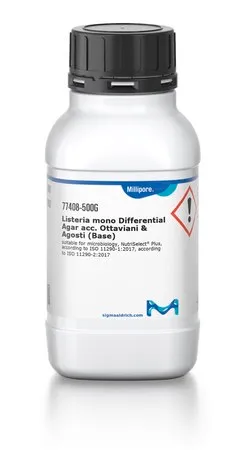 默克密理博 单核细胞增多性李斯特菌鉴别琼脂（基础），NutriSelect® Plus，适用于微生物学，符合ISO 11290-1：2017，符合ISO 11290-2：2017