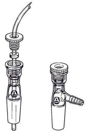 Sigma-Aldrich Tubing Adapters with Torion™ Connection,外径3/16 in.,带软管倒钩,外螺纹接头:ST/NS 14/20