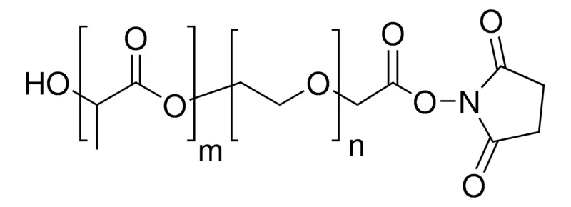 Sigma-Aldrich N-Hydroxysuccinimide ester-poly(ethylene glycol)-b-poly(D,L lactide)，PEG平均Mn 5,000，PDLA平均Mn 16,000