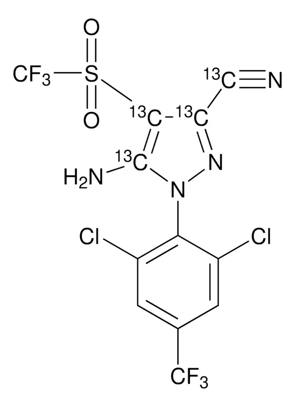 默克Supelco 氟虫腈-(吡唑-13C3, 氰基-13C)砜，PESTANAL®，分析标准品