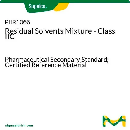 默克Supelco 溶剂残留混标 IIC,药用二级标准品;有证参考物质