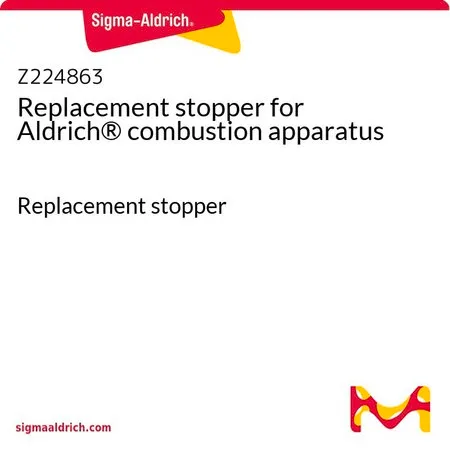 Sigma-Aldrich Replacement stopper for Aldrich® combustion apparatus，替换塞子