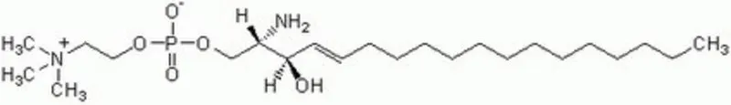 Sigma-Aldrich Sphingosylphosphoryl-choline,SPC是已知在神经性尼曼-匹克病A型中蓄积的鞘磷脂的脱酰衍生物。
