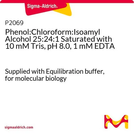 Sigma-Aldrich 苯酚:氯仿:异戊醇 25:24:1，10 mM Tris（pH 8.0）、1 mM EDTA饱和，提供分子生物学平衡缓冲液