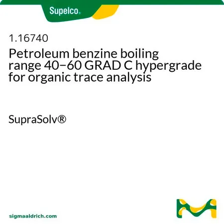 默克 Petroleum benzine boiling range 40−60 GRAD C hypergrade for organic trace analysis,SupraSolv®