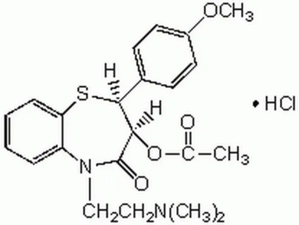 Sigma-Aldrich Diltiazem, Hydrochloride,合成苯并硫氮杂卓,作为L型钙离子通道拮抗剂。