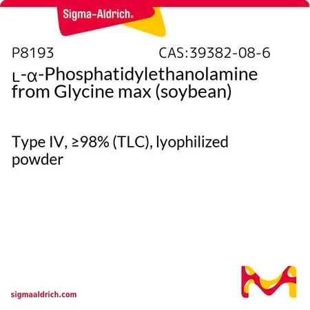 Sigma-Aldrich L-α-磷脂酰乙醇胺 来源于大豆,IV型,≥98%(TLC),冻干粉末