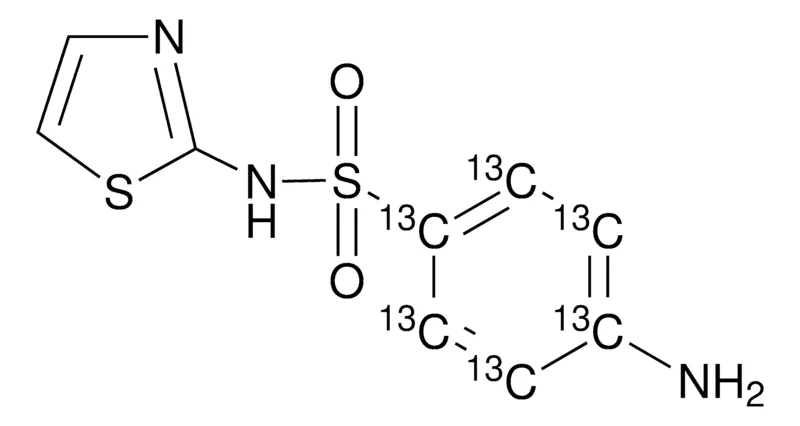 默克Supelco 磺胺噻唑-苯基-13C6,VETRANAL®,分析标准品