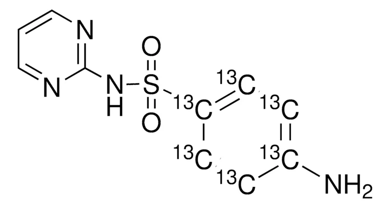 默克Supelco 磺胺嘧啶-(苯基- 13 C 6 ),VETRANAL®,分析标准品