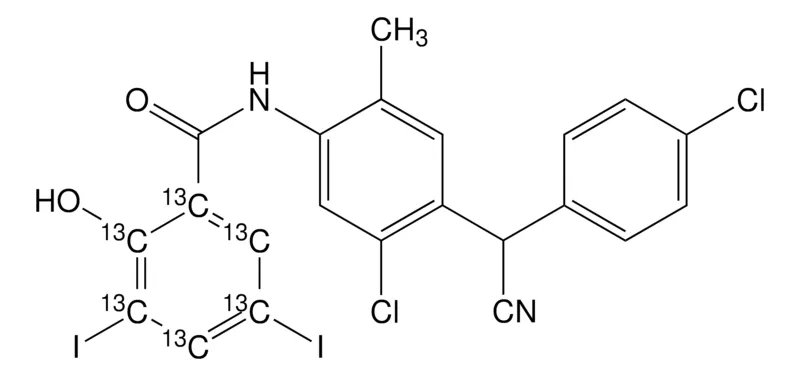 默克Supelco Closantel-(benzoyl ring-13C6),VETRANAL®,分析标准品