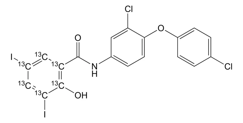 默克Supelco Rafoxanide-(benzoyl ring-13C6),VETRANAL®,分析标准品