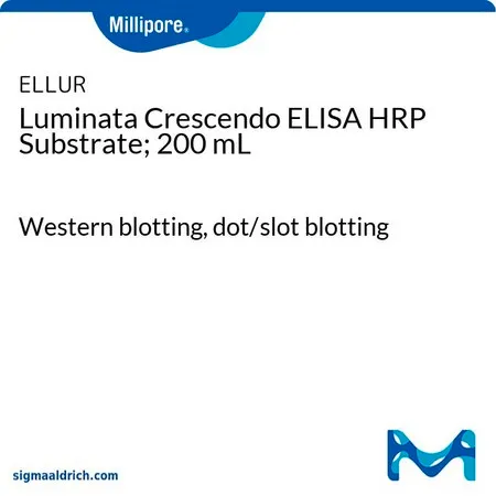 默克密理博 Luminata Crescendo ELISA HRP Substrate; 200 mL,蛋白质印迹,点/槽印迹