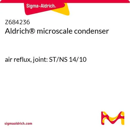 Sigma-Aldrich Aldrich® microscale condenser，空气回流，接头：ST/NS 14/10