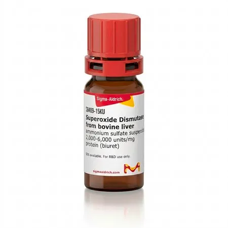 Sigma-Aldrich 超氧化物歧化酶 来源于牛肝脏,硫酸铵混悬液,2,000 - 6,000单位/mg蛋白质(缩二脲)