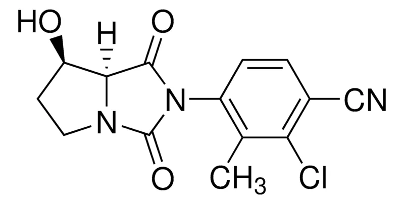 默克Supelco 2-Chloro-3-methyl-4-[(7R,7aS)-tetrahydro-7-hydroxy-1,3-dioxo-1H-pyrrolo[1,2-c]imidazol-2(3H)-yl]benzonitrile，分析标准