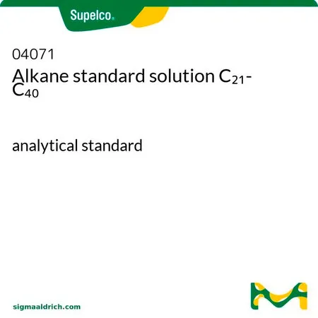 默克Supelco 烷烃标准溶液 C21 至 C40，分析标准