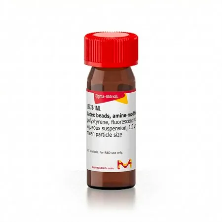 Sigma-Aldrich 乳胶珠,胺改性聚苯乙烯,荧光红,水性混悬液,平均粒径1.0 μm