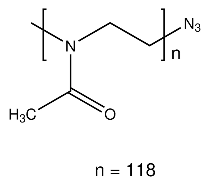 Sigma-Aldrich Ultroxa®: Poly(2-methyl-2-oxazoline) azide terminated，平均Mn 10,000，PDI≤1.2